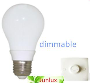 LED A60 9W dimmable plstic cover aluminum 220-240v 2 year warranty 15000 hours 0