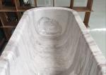Polished Treatment Luxury Natural Stone Bathtub Marble Material Freestanding