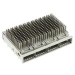 2227249-3 ZQSFP+ Cage Assembly 1x4 Port With Heat Sink 28 Gb/s Through Hole