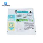 Upright Paper Plastic Composite Bag Environmental Protection For Garment