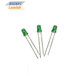 Quality 3mm dip led Green Light LED Light Emitting Diode 5V Wavelength 520nm-535nm wholesale