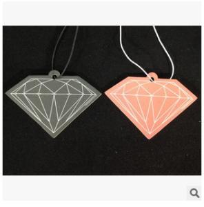 Quality New Creative customed logo Paper Card Car Air Freshener hanging Scent Perfume Card wholesale