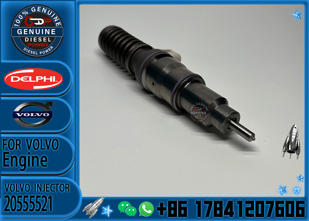 Diesel Fuel Injector 20555521 Engine E3.1 Diesel Fuel Injector BEBE4D04002 BEBE4D20002 20555521 7420555521 For Volvo Truck