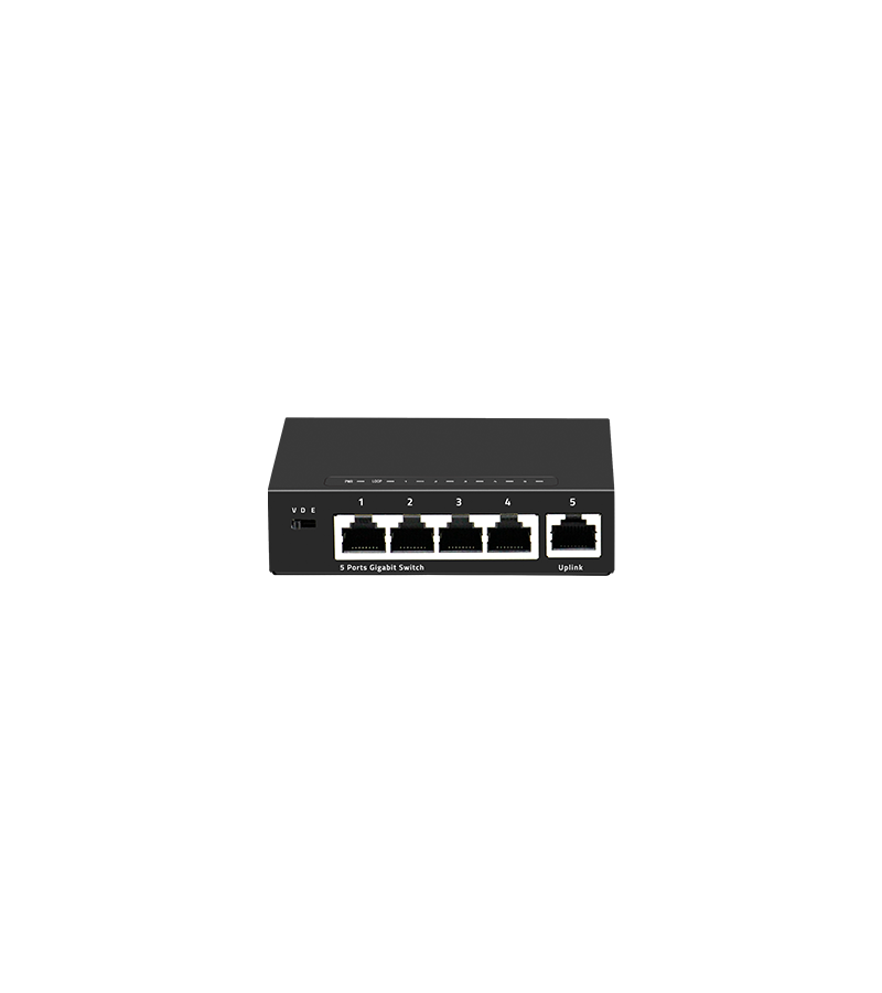 5-Port Full Gigabit VLAN Network Ethernet Switch 10Gbps Capacity POE SNMP QoS Functions 3-Year Managed Adapter CCTV System Stock