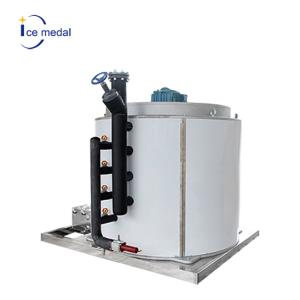Quality Industrial Seawater Flake Ice Machine 64 KW For Fish Frozen wholesale