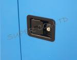 Vertical Metal Locking Chemical Storage Cabinet For Store Nitric , Sulfuric