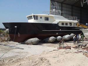 Quality D2.5XL18M Ship Launching Marine Rubber Airbag Integral Winding wholesale