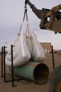 Quality Heavy weight builder pipeline Gravel Bulk Bag , oil industry Big Bag Two Ton wholesale