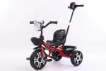 Boys Girls Three Wheel Trike Children Tricycle With Parents Care Push Bar