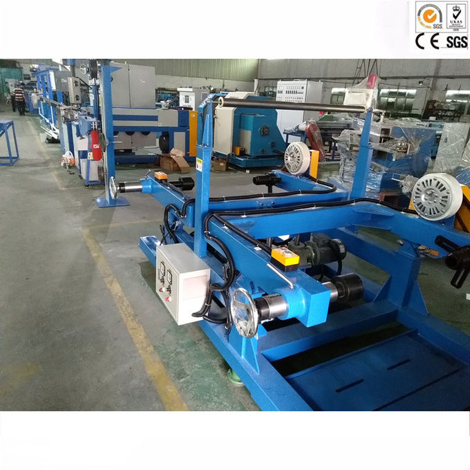 OD1.5 - 8.0mm Wire And Cable Extrusion Line High Efficiency Capacity 100-120Kg / Hr