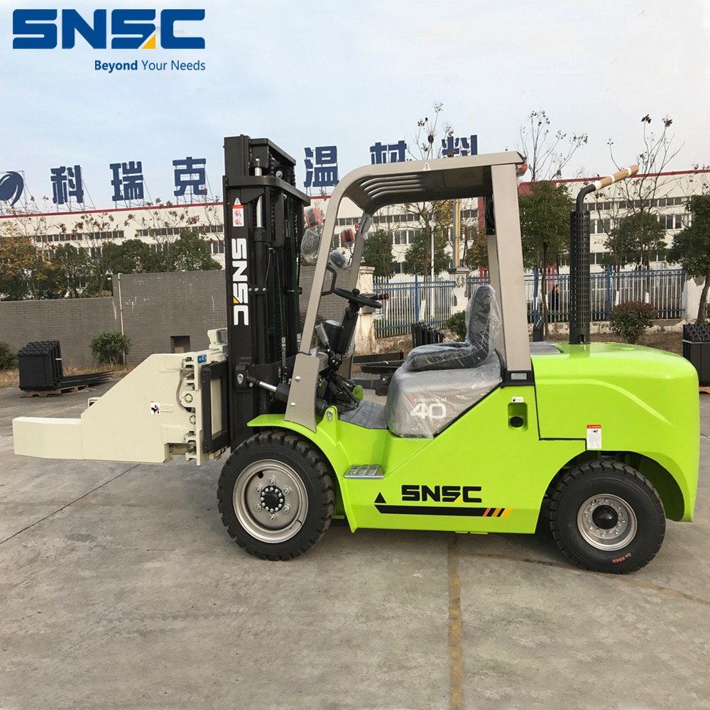 Fd40 Block Clamp Forklift 4 Ton Fork Lifter Manufacturer