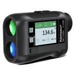 kaemeasu Rechargeable Laser Rangefinder Voice Golf Range Finder LCD Display