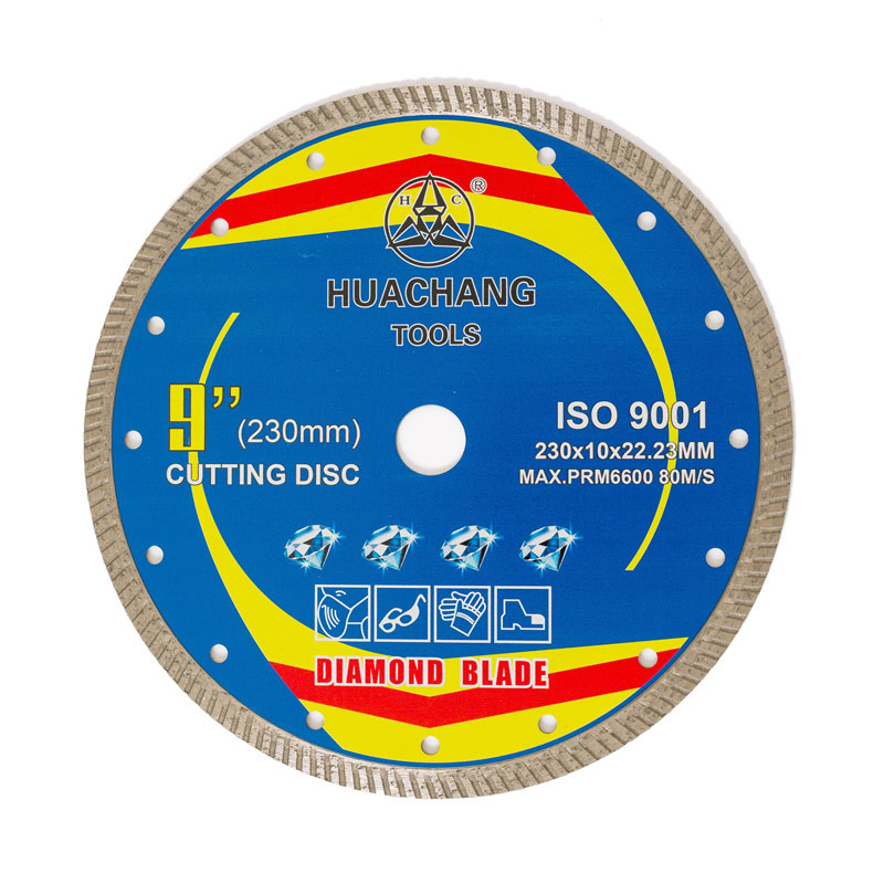 high quality 9inch 230mm Porcelain Diamond Blade 230 X 22mm