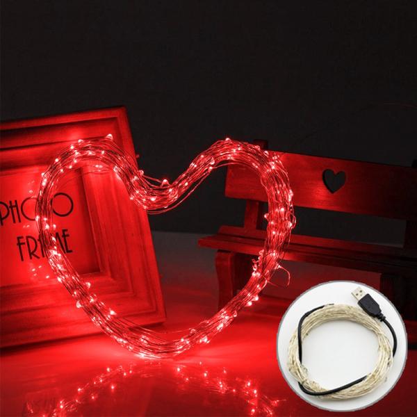 5V USB Powered Multi-Color 10m LED String Lights For Christmas, Party, Festival
