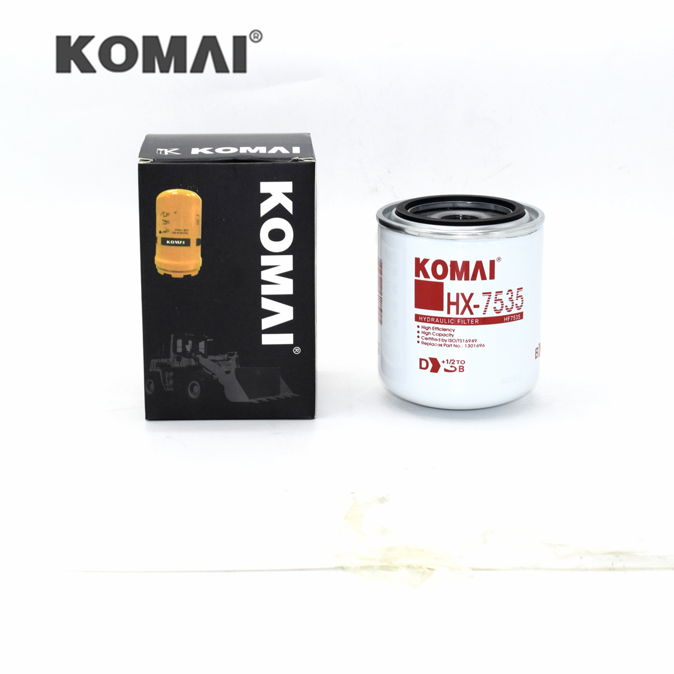 1301696 Hydraulic Oil Filter For Scania Bus HF7535 1301696