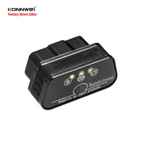 China 16pin Obd2 Bluetooth 3.0 Elm327 Auto Diagnostic Scan Tool Konnwei KW901 on sale