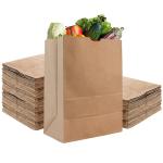 Eco-Friendly Fresh Fruits Vegetables Packaging Kraft Paper Bag with Luxury