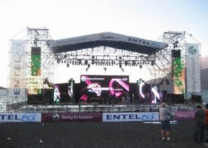 Quality 250x250mm Module HD Stadium LED Display , SMD1921 Led Giant Screen wholesale