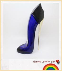 Quality 95ml china factory New Beauty Graceful High Heels empty glass perfume bottle for lady wholesale