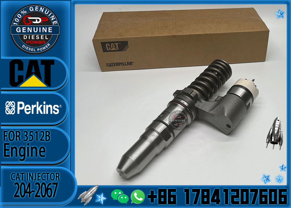 Fuel injector fuel injecto 204-2067 386-1776 229-1631 437-7547 for 3512B Excavator 3512C 3516B 3516C