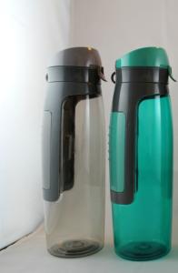 Quality 750ml/25oz plastic yoga bottle with storage compartment wholesale