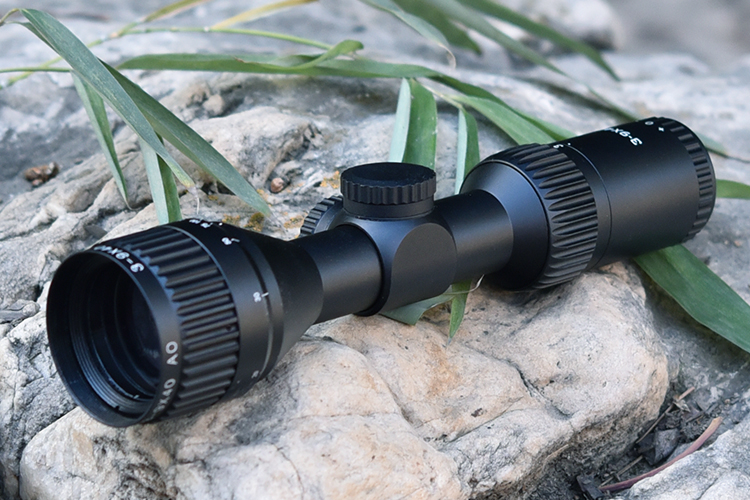 Optic Type AR 3-9x40 AO Tactical Sight Hunting Scope with 230mm Length Eye Pupil