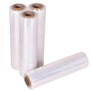 Quality Plastic Packaging PE Stretch Film Wrapping LLDPE Shrink Film 5kj/M2 Impact Strength wholesale