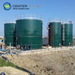 Glass Fused To Steel Leachate Storage Tanks 3mm Steel Plates Thickness