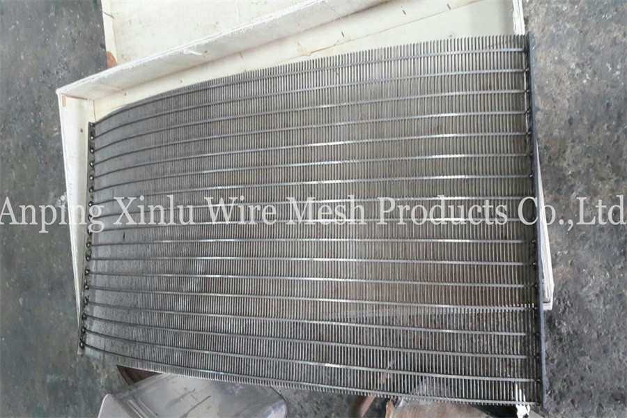 Wedge Wire Support Wire Flat Bed Panels Height 4.5X 5.5mm and Profile Wire 2.3*3.5mm