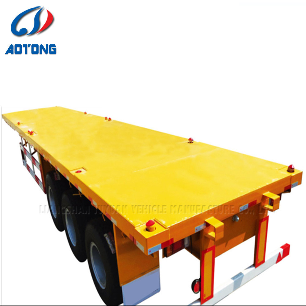 45ft Container Gooseneck Chassis Trailer Skeleton Truck Trailers with 28tons Landing Gear