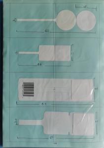 Quality Best Price 8.2mhz security sticker RF Sticker Barcode EAS Label 8.2mhz RF Alarming Tag EAS RF Label wholesale