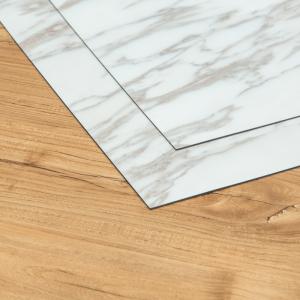 Quality Waterproof Luxury Vinyl Tile Flooring Square Sheets Recycled Materials Dry Backing wholesale