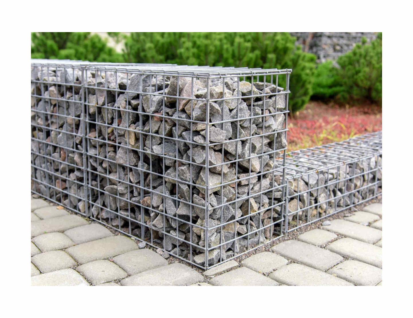 Heavy Mesh Welded Gabion Box - 50×50mm Galvanized Steel Stone Cage