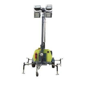 Quality Strong Drive Mobile Diesel Lighting Tower 220V/50HZ For Open Pit Lighting wholesale