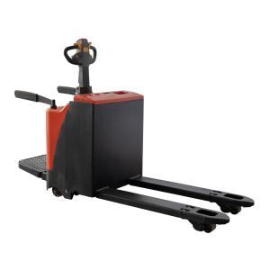 Quality Stand On Electric Pallet Lifter With PU Wheel 205mm Height wholesale