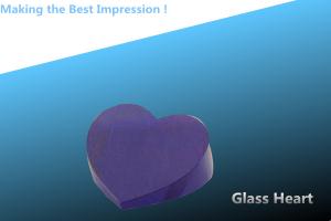Quality glass heart/christmas gift/crystal crafts/crystal heart/glass crafts wholesale