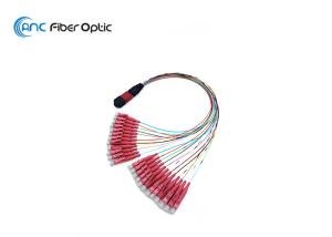 Quality Fan Out Fiber Optic Cable Assembly MTP MPO To LC 0.9mm Connector 12 /24 Fiber wholesale