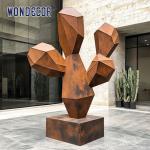 Outdoor Villa Garden Koteng Steel Cactus Sculpture