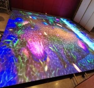 Quality Concert Light Up Led Dance Floors Panels Novastar 14bits 264V wholesale