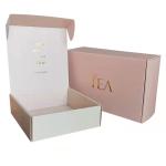 Custom Folding Corrugated Cardboard Grooming Supplies Box Pink Beauty Wrapping