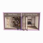 20ft Container Pop Up Coffee Shop Restaurant Mobile Container Bar with Modern