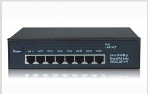 Quality 8-Port 10 / 100M Switch with 8-Port POE 112W for all PoE ports wholesale