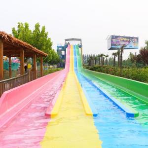 Quality Outdoor Playground Rainbow Water Slide Child Friendly Humanization Design wholesale