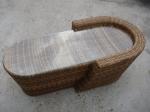 6pcs wicker garden furniture