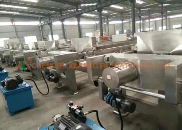 Professional Automatic Stainless Steel Filter Press , 2 Micron Water Filter