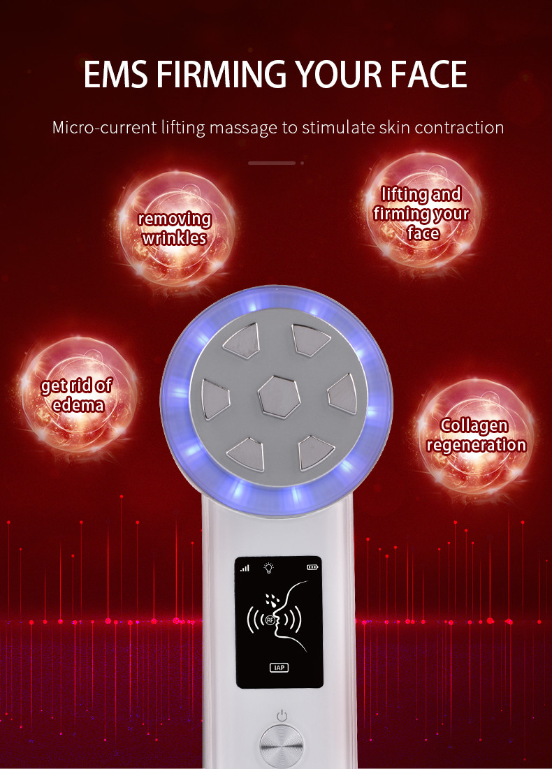 Wrinkle Remover 5.5Watt EMS Microcurrent Face Beauty Device