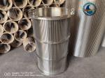 SS316L Wedge Wire Rotary Screen Drum Wire Screen For Wastewater Treatment