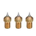 Removable M6 Threaded 0.3mm 0.5mm E3D Brass Nozzle Stainless Steel