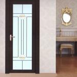 Grey Anodized Aluminium Casement Door Two Side Open For Building