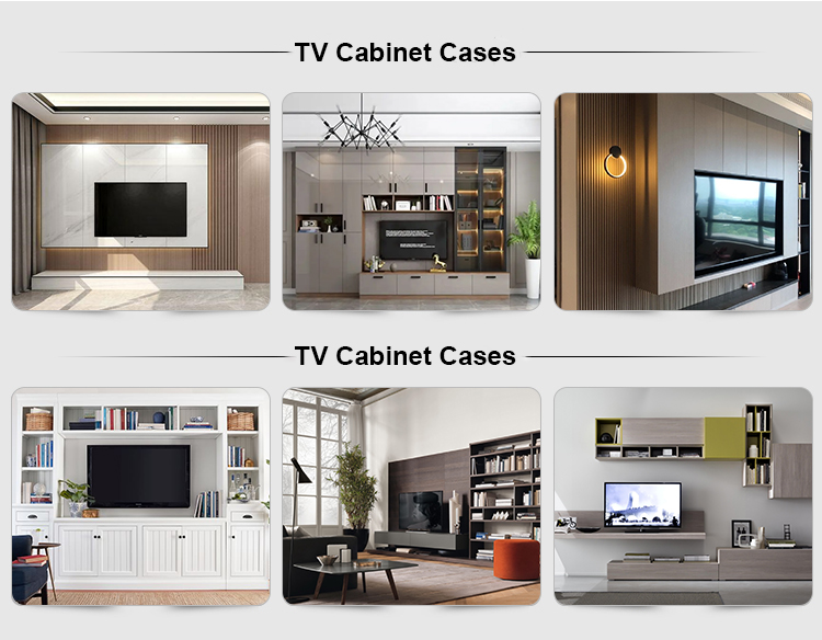 OEM Service Accepted Popular Modern Design Wooden TV Cabinet for Home Furniture